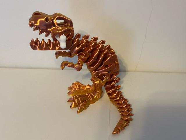 Skeleton T-Rex With Bone - Articulated
