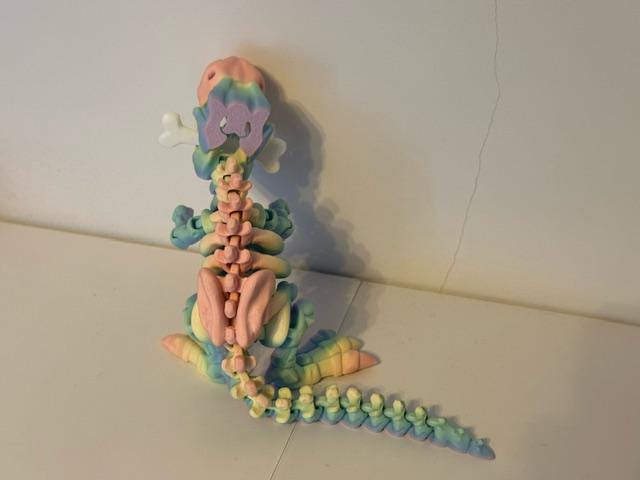 Skeleton T-Rex With Bone - Articulated