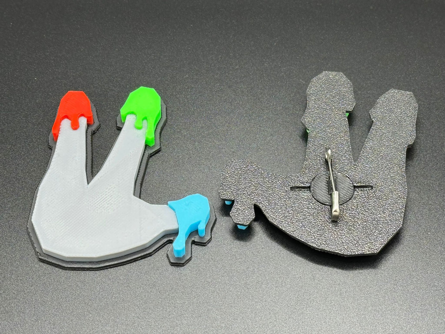 Wearable Finger Painter Badge from Gorilla Tag VR Game