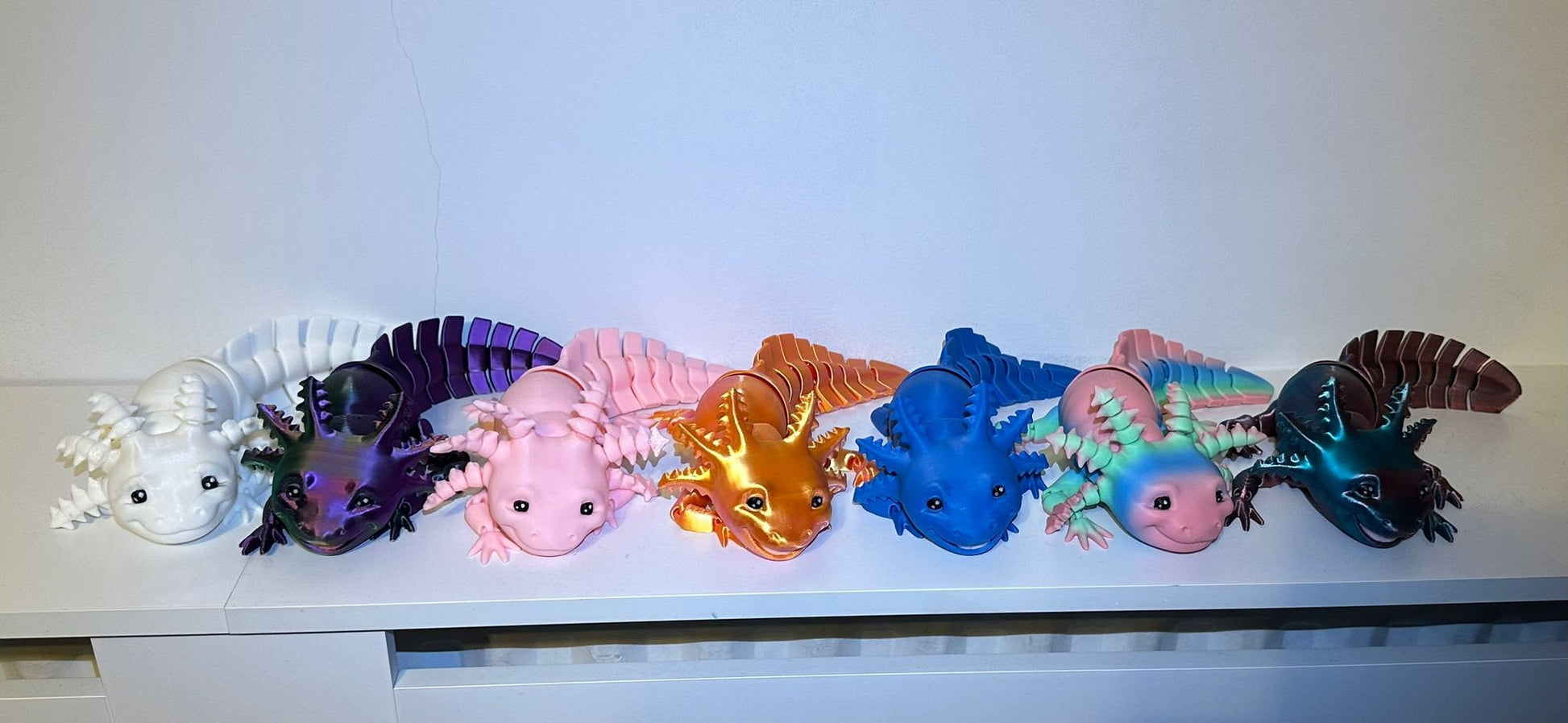 Cute Axolotl Sensory Fidget Toy 3D Printed - Made in UK - Official Seller