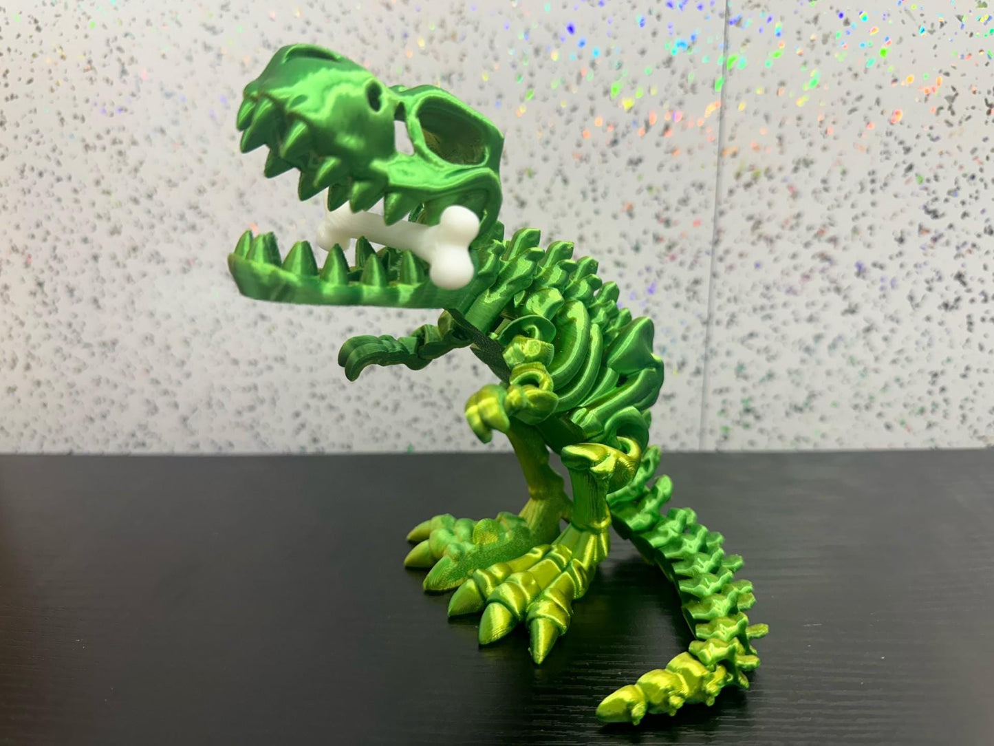 Skeleton T-Rex With Bone - Articulated
