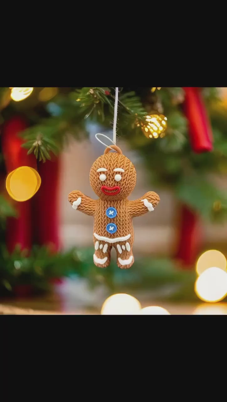 Gingerbread Man - Gingerbread Woman - Tree Decoration